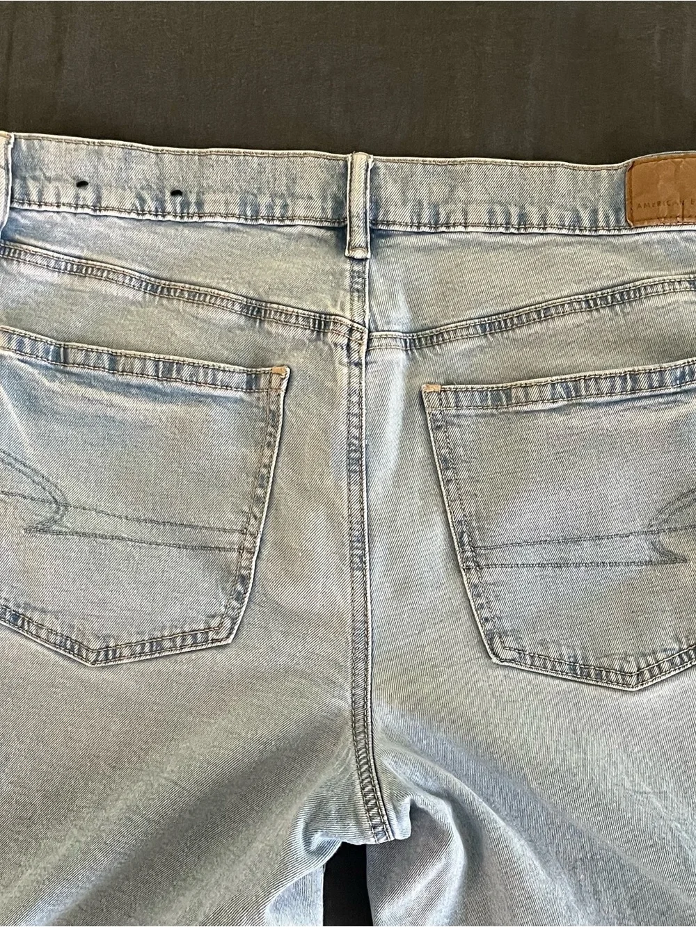 American Eagle Outfitters Light Blue Ultra Wide-Leg Jeans 8 Short